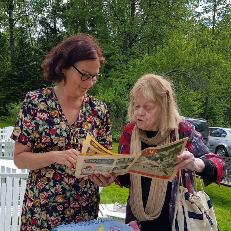 Ebba Witt Brattström och Aase Fridegård